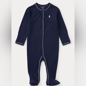 Ralph Lauren Baby Cotton Coverall Pajamas